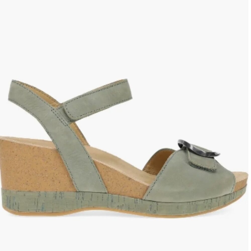 Densko Stella Ankle Strap Platform Wedge Sandal